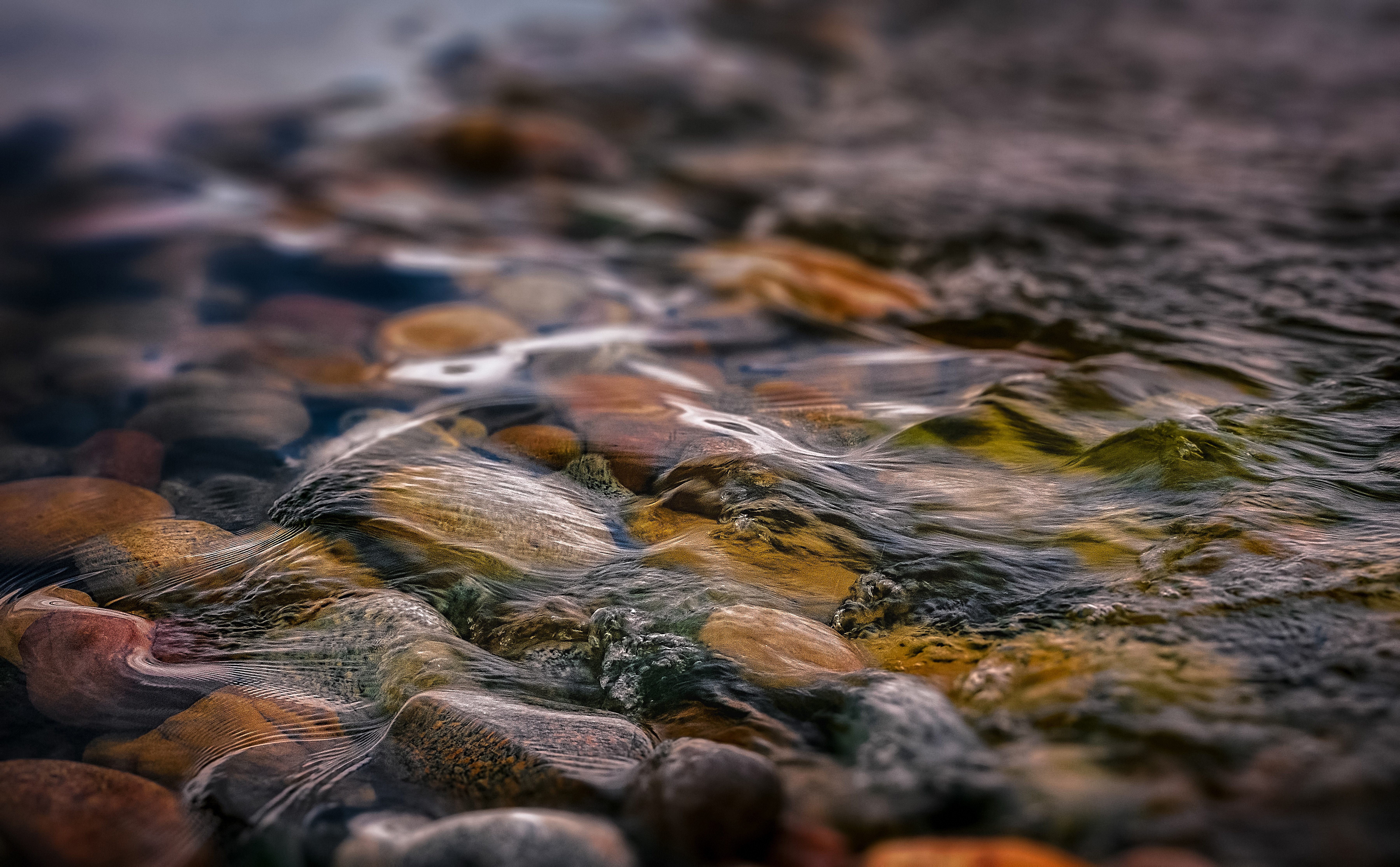 stream flowing over rocks