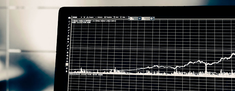 computer screen with graph. Photo by Chris Liverani on Unsplash.